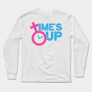 Time's Up Hashtag Tee for Women's Rights T-Shirt Long Sleeve T-Shirt